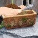 Mossy Aged Flower Box Planter for Miniature Garden, Fairy Garden   